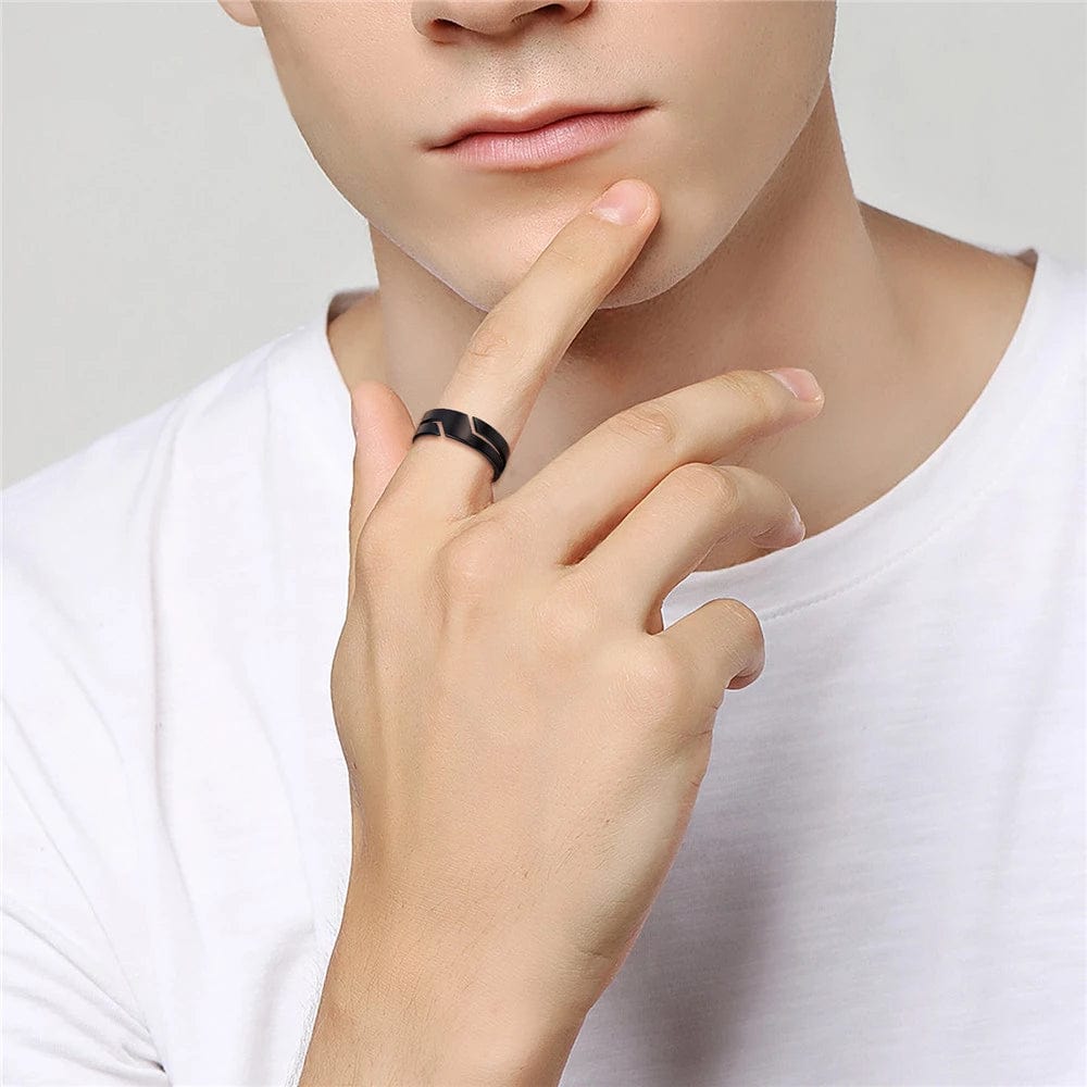 Bague moderne pour homme
