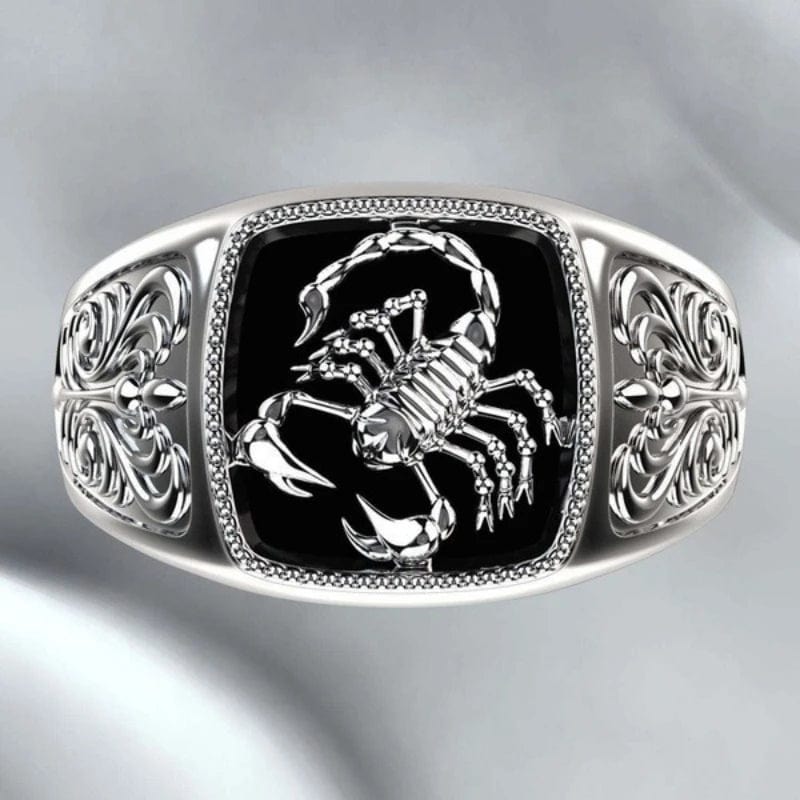 Bague scorpion homme