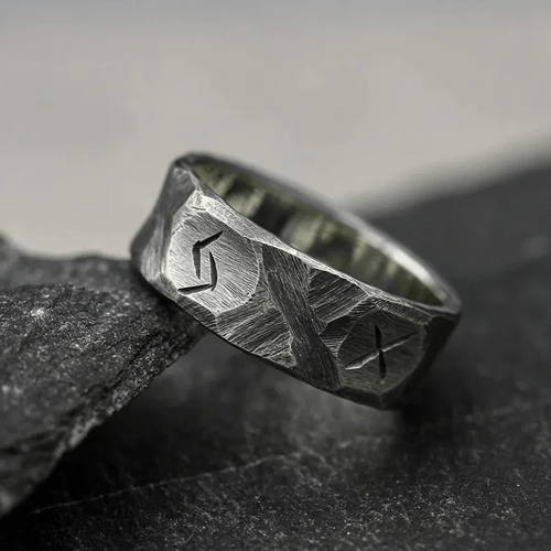 Bague viking homme argent