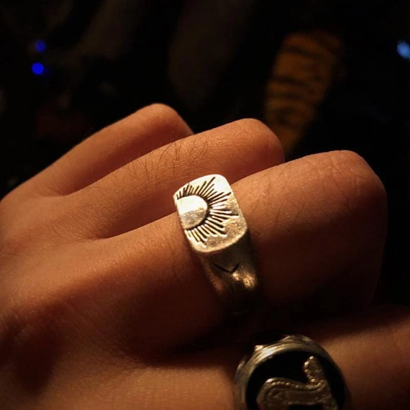 Bague vintage homme
