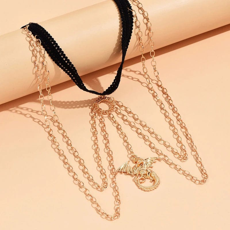 Bijou de cuisse dragon