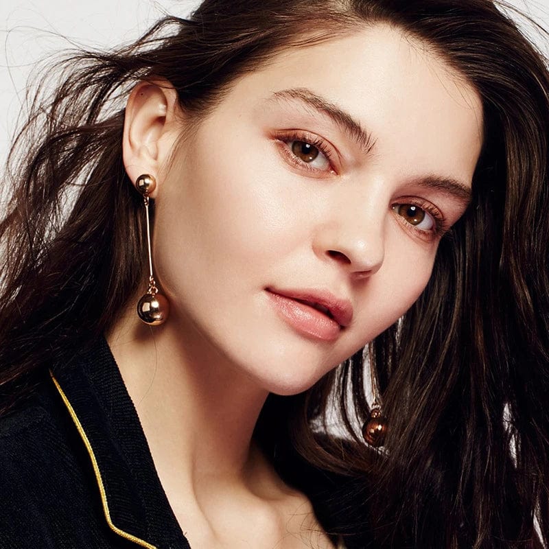 Boucle d'Oreille Chaine Boule