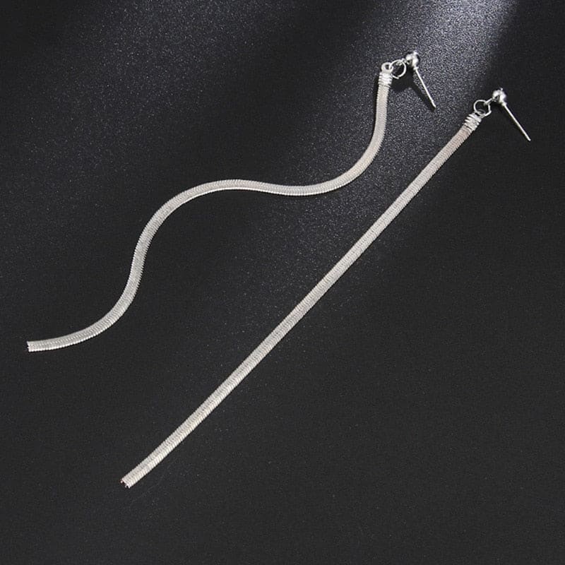 Boucle d&#39;oreille chaine longue