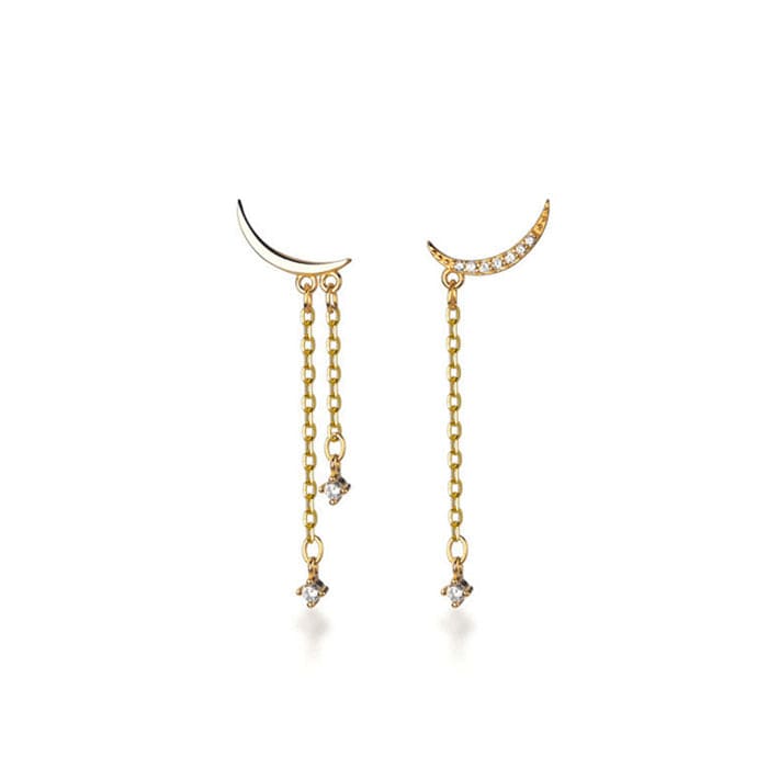 Boucle d'Oreille Chainette Or