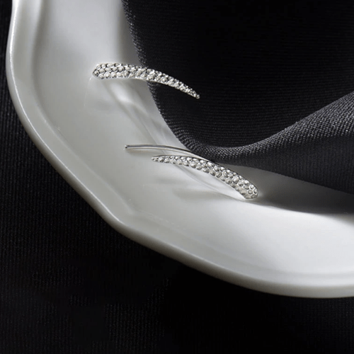 Boucle d&#39;oreille grimpante feuille