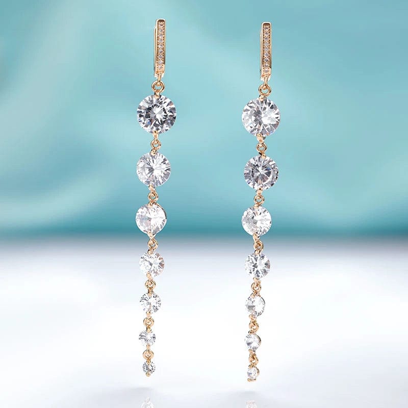 Boucle d&#39;oreille pendante noir