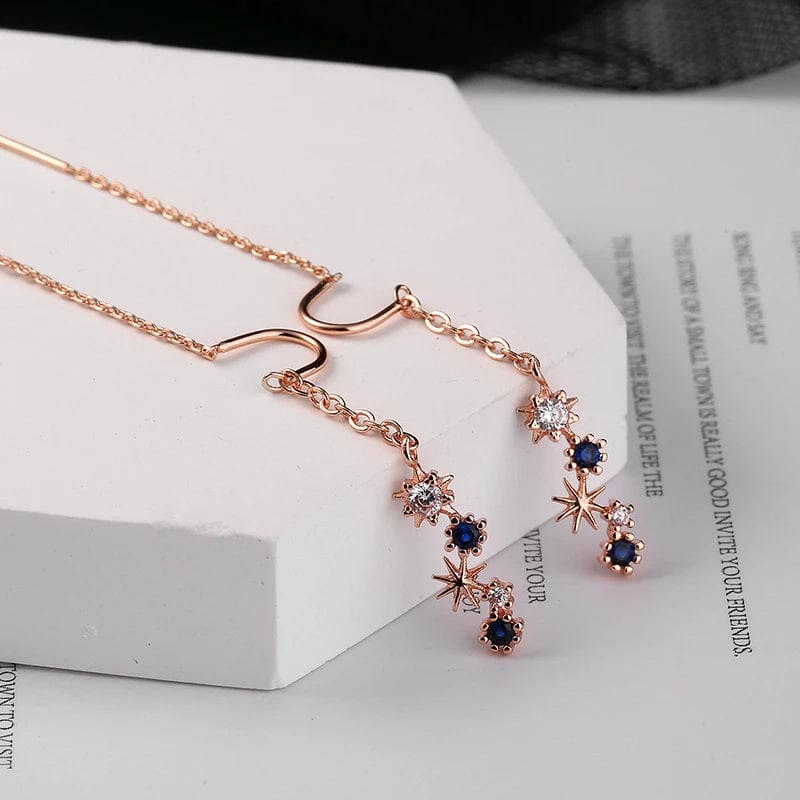 Boucles d&#39;oreille traversantes fantaisie