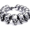 Bracelet Acier Tête De Mort