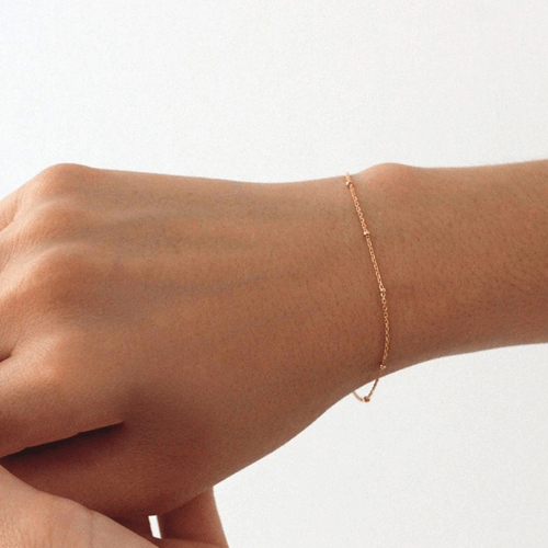 Bracelet chaîne fine femme