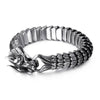 Bracelet Chaîne Homme Dragon en Acier