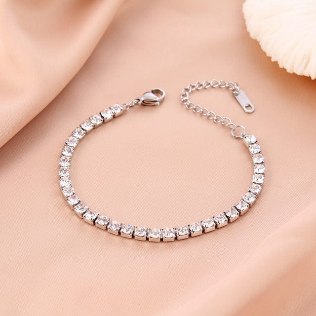 Bracelet fin avec diamant