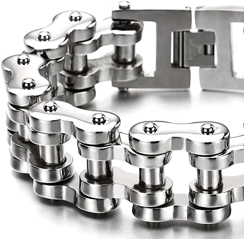 Bracelet Homme Acier Chaine de Moto