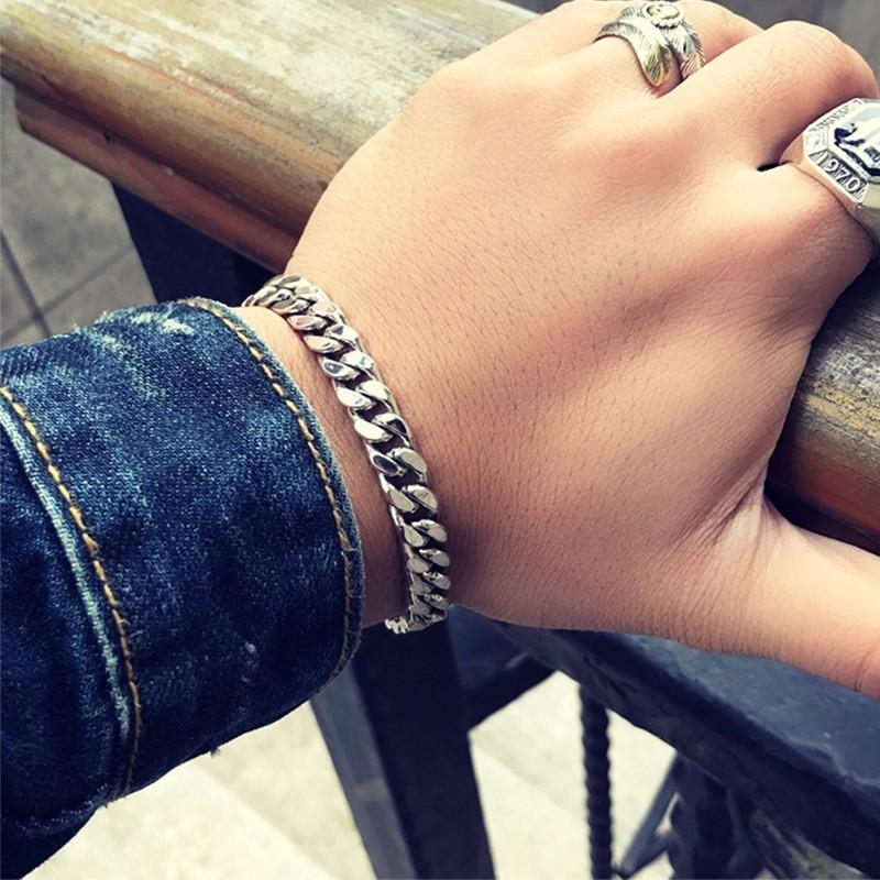 Bracelet Homme Luxe Argent