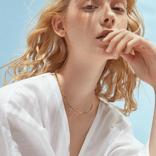 Chaine argent plaqué or