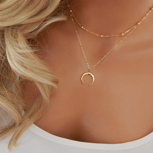 Chaine collier lune