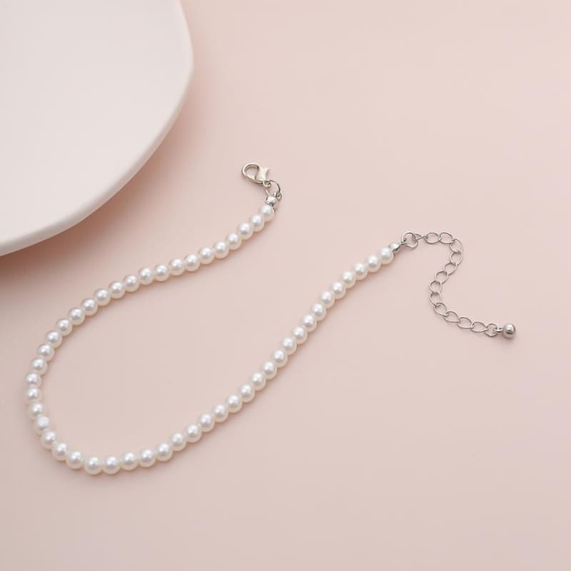 Chaine de cheville en perle