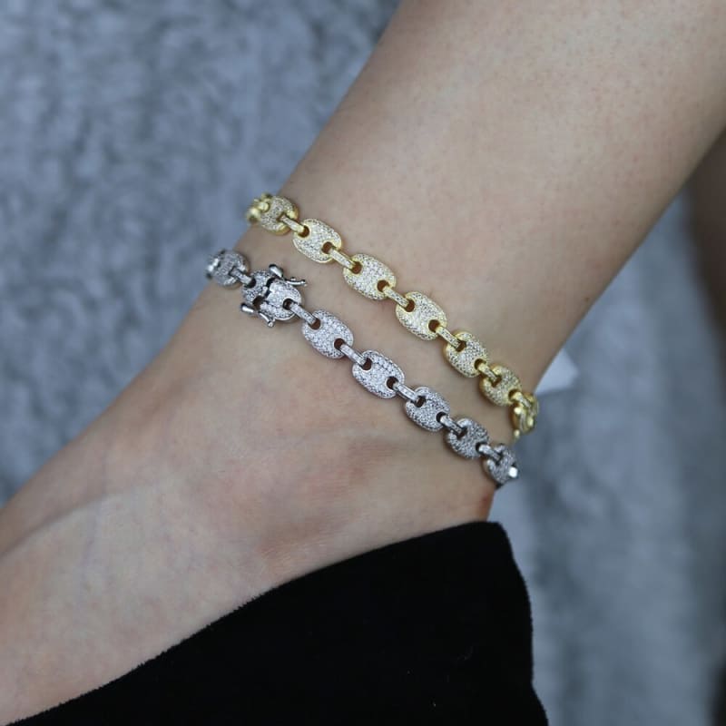 Chaine de cheville grain de café