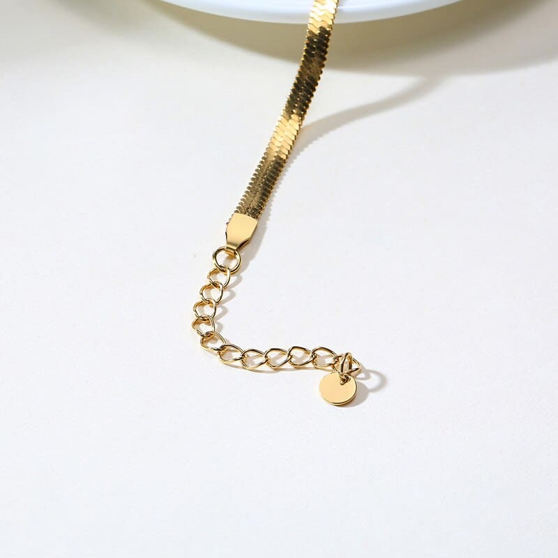 Chaine de cheville maille serpent