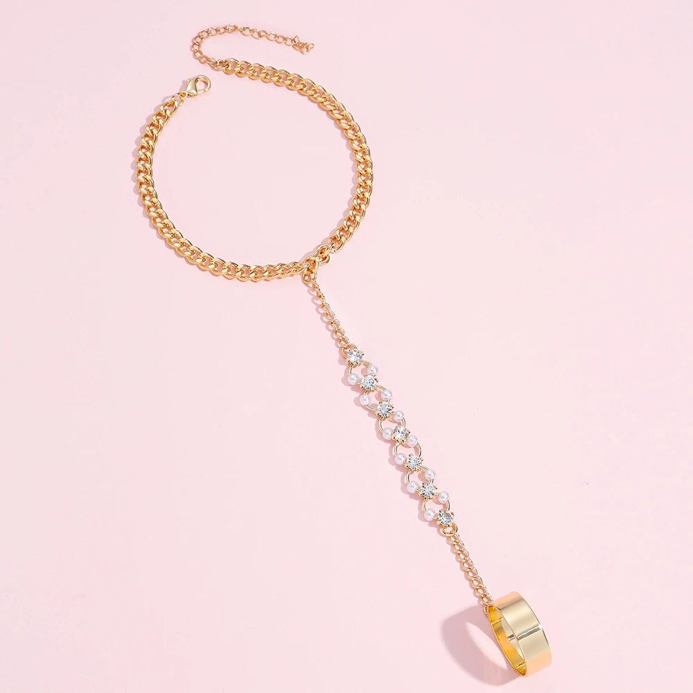 Chaine de Main Or Grain de Cafe