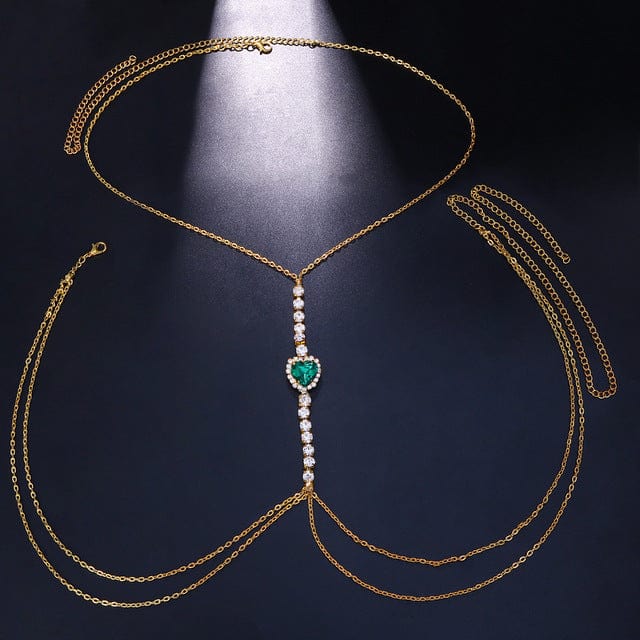 Chaine de seins strass