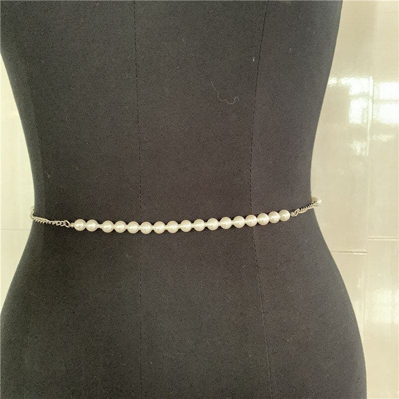 Chaine de taille avec grosse perle