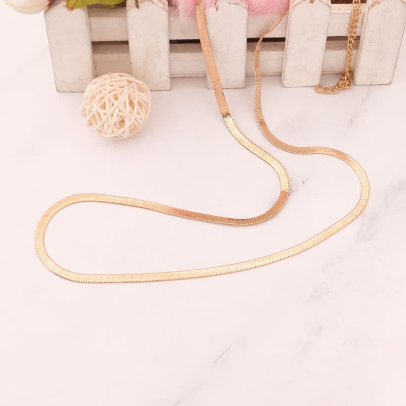 Chaine de taille minimaliste serpent