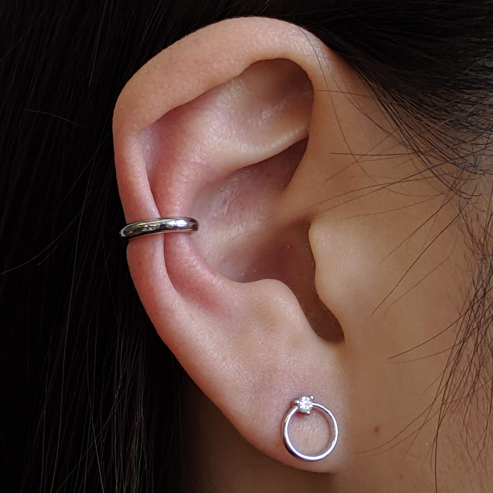 Classic Ear Cuff in Sterling Silver
