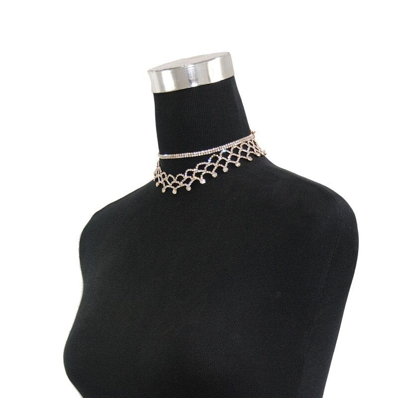 Collier Choker diamant
