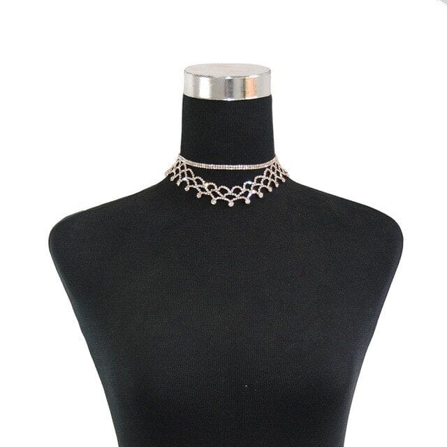 Collier Choker diamant