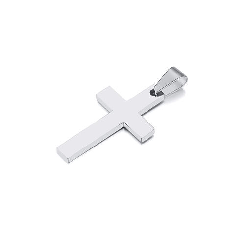 Collier croix chaine homme