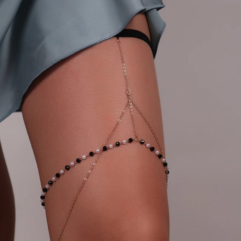 Collier de cuisse perles