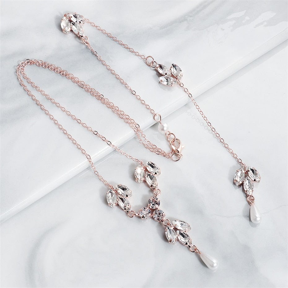 Collier de Dos Or Rose