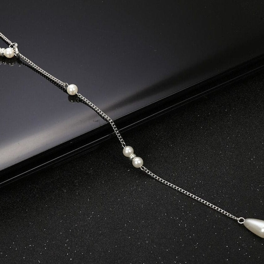 Collier de dos perle mariage