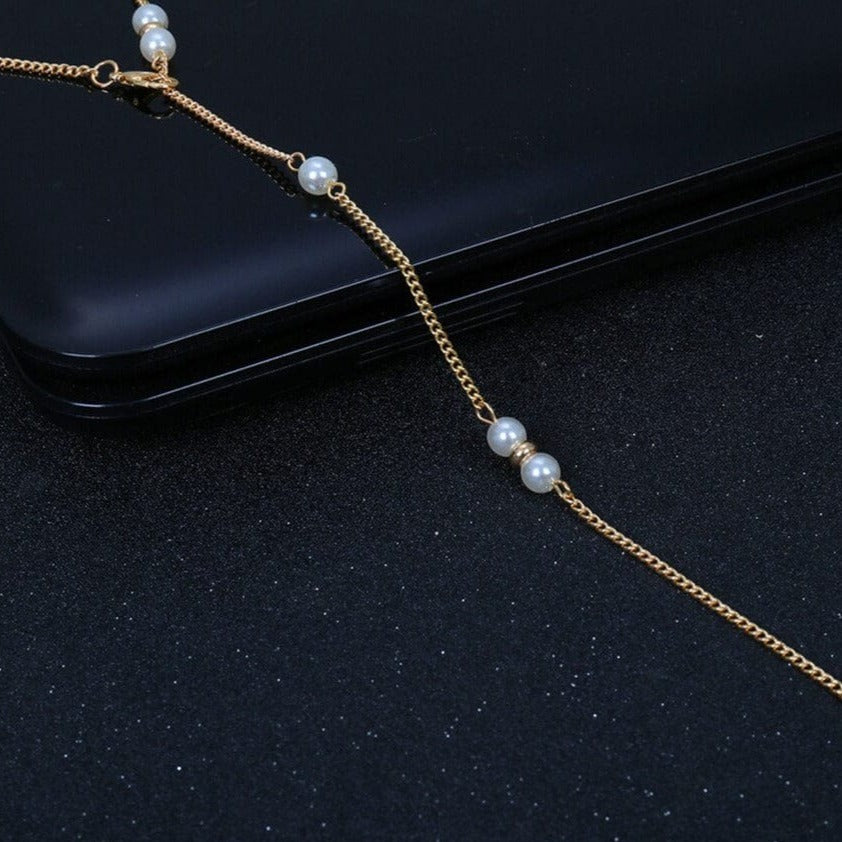 Collier de dos perle mariage