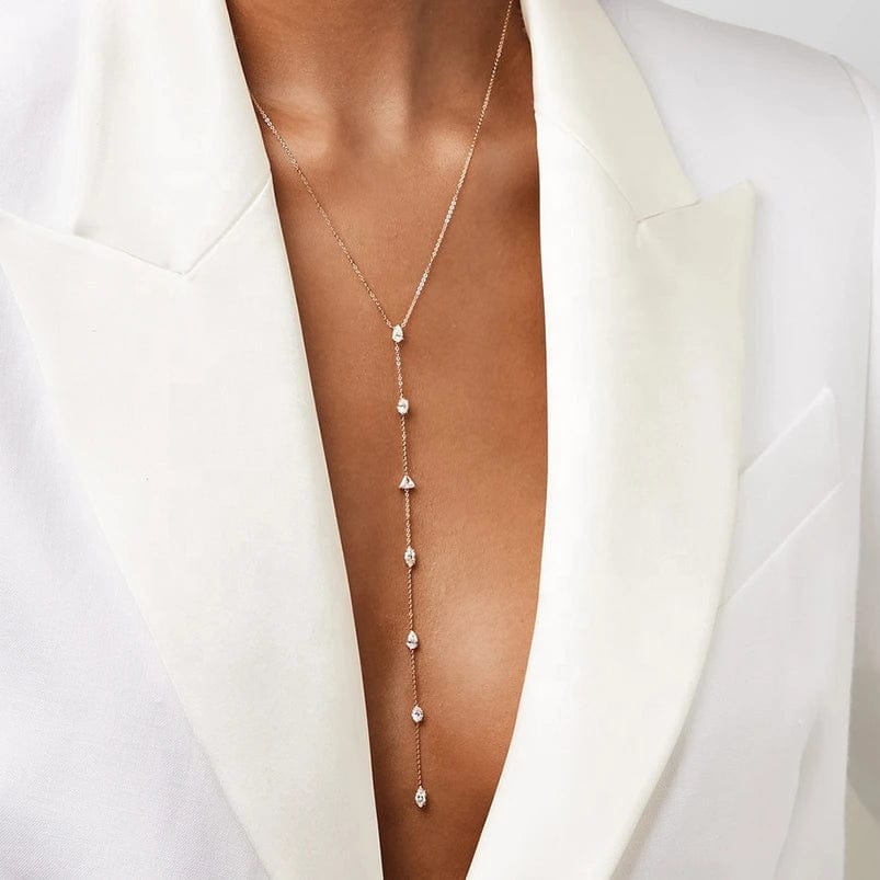 Collier décolleté Strass