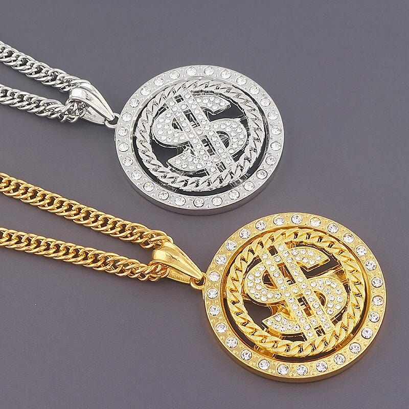 Collier dollar bling bling