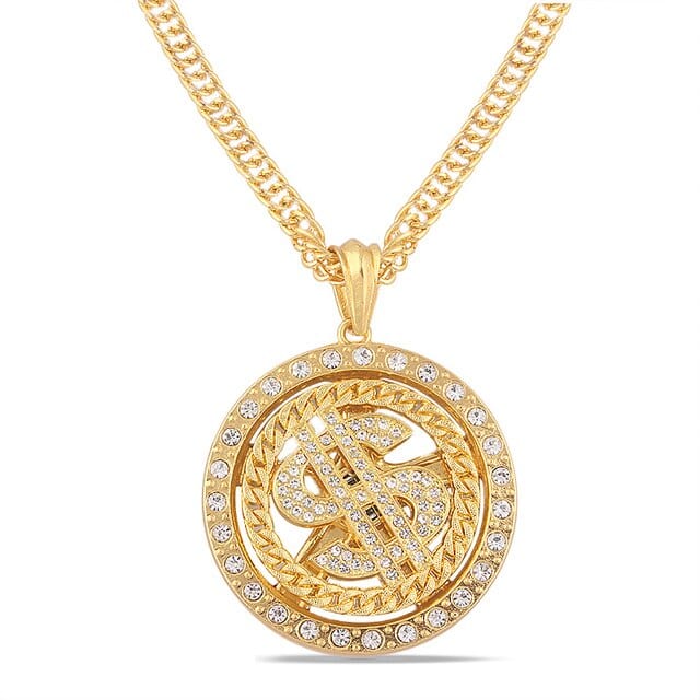 Collier dollar bling bling