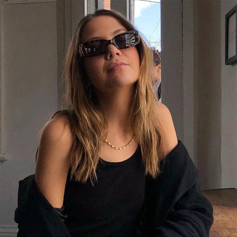 Collier grain de café or femme