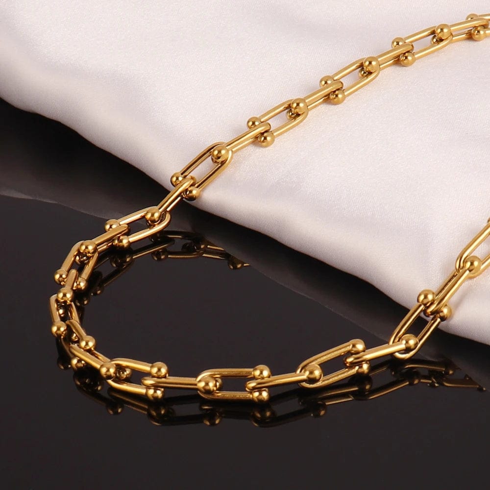 Collier grosse maille tendance