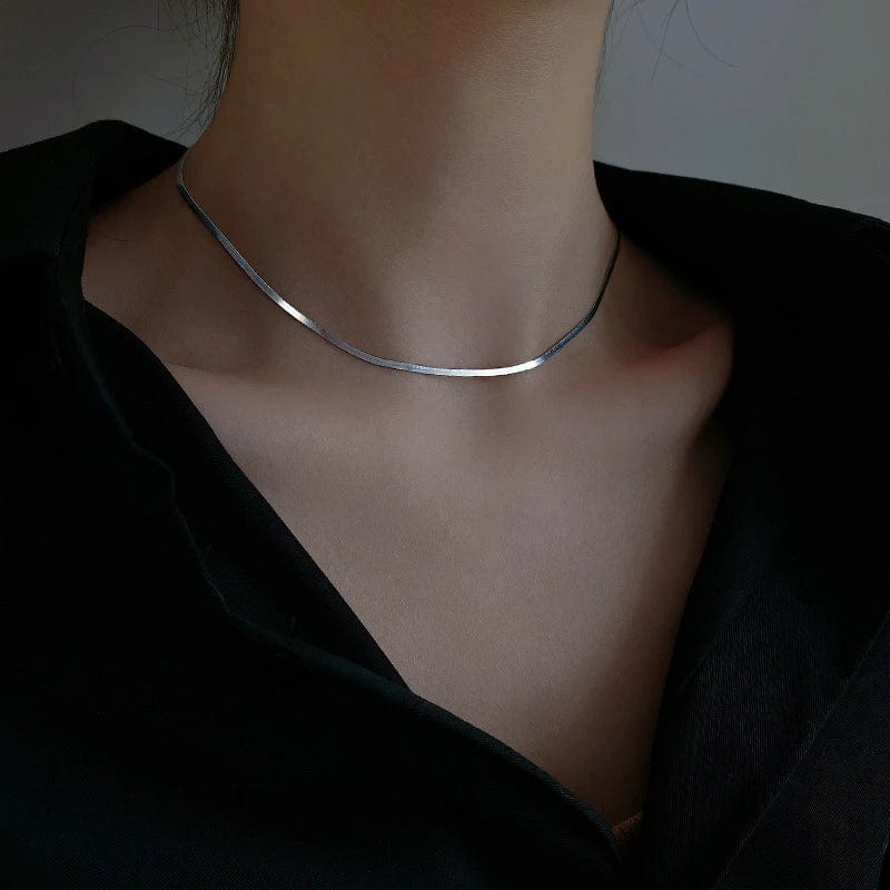 Collier ras de cou argent