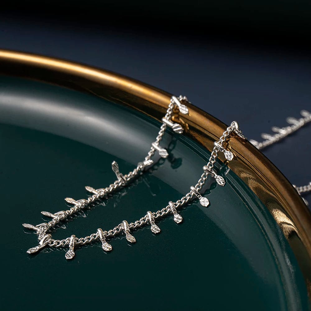 Collier ras de cou pampille