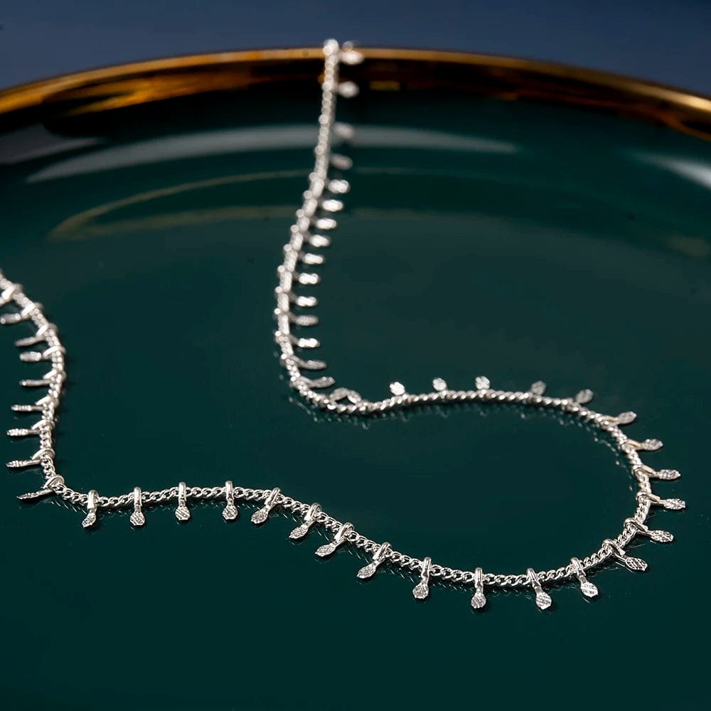 Collier ras de cou pampille