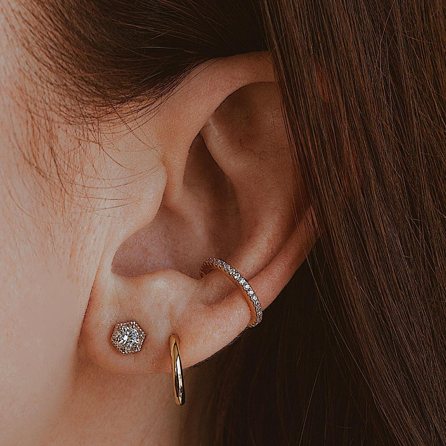 Ear cuff oreilles non percées