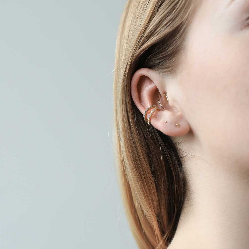 Infinite Ear Cuff in Sterling Silver