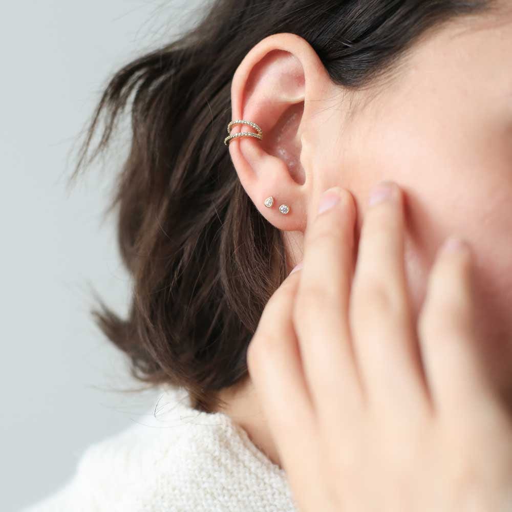 Infinite Ear Cuff in Sterling Silver