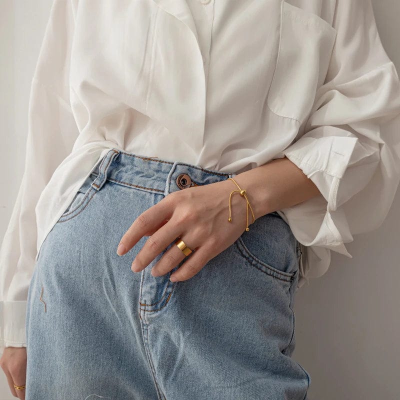 Noeud reglable bracelet